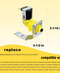 Ice Machine Water Inlet Valve 220V 240V 50Hz 60Hz 6W Built Tough Copper Inlet Port With Sturdy Plastic Body Replacement Part For Commercial Ice Makers Easy Install And Reliable Water Flow, 3-1/2 in