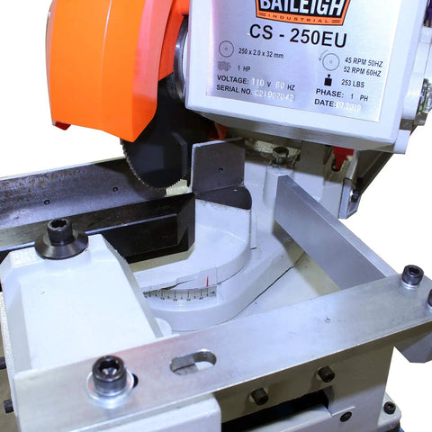 Tough As Nails 10 Inch Manual Cold Saw With 110V Plugged Straight In Power Slides Smoothly Through Pipe Cuts At 90 Or 45 Degrees Includes Durable Blade For Fast Repairs