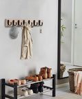 10 Pack Single Prong Flat Coat Hooks Wall Mounted For Hanging Coats Towels Bags Hats Keys And More With 20 Screws Heavy Duty Zinc Die Cast Black Finish Supports Up To 40 Pounds 1.8 X 0.73 Inch Size