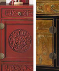 Top Tier Antique Brass Small Hinges For Furniture And DIY Projects Includes Twenty Four Mounting Screws Rust Resistant on decorative cabinets.