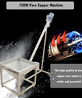 Beefy Stainless Steel Vertical Screw Conveyor Feeder With Inclined Auger for granules and powder, 750W pure copper machine
