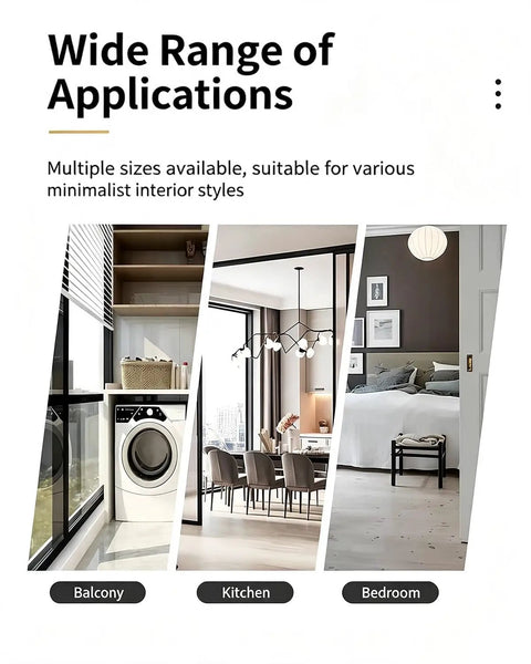 Ultimate Folding Door Track Kit With Wall Mounted Rail And Silent Ball Bearing Rollers Fits Wood Doors 25 To 45mm Thick with balcony kitchen bedroom uses