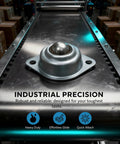 20 Pcs Carbon Steel Ball Transfer Units Set Screw Mounted Roller Ball Bearings for conveyor systems on industrial belt
