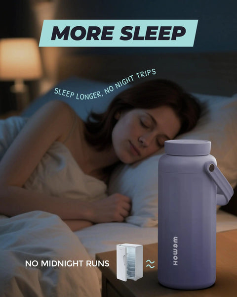 Keep Your Nursing Stash Chill Without Any Stress Using This Leakproof Breast Milk Travel Chiller That Attaches Straight To Pumps And Keeps Fresh Milk Cold All Day Long, placed beside a sleeping mother.