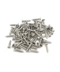 Silver screws for White Box Hinges 2.36 By 1.41 Inches Iron Cabinet Hinges With Screws Pack Of 10