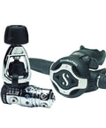 MK25 Evo S620 Ti Regulator System for Scuba Diving Pro Grade Air Balanced First Stage With Titanium Barrel in chrome and black