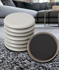 Set of Heavy Duty Furniture Glides And Movers Pads With Strong Self Adhesive Backing for easy sliding on carpet.