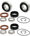Beefed Up Rear Wheel Bearing Hub Assembly Set Of 2 For 2000-2006 Toyota Tundra Non ABS, 2001-2004 Tacoma Non ABS, And 2001-2002 4Runner Non ABS Fits Left Or Right Rear Wheel Durable Replacement shown with components
