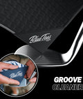 Premium Magnetic Golf Towel With Brush Groove Cleaner And Clip Microfiber Waffle Towel For Your Golf Bag On The Course