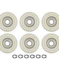 Planetary Gear System For Electric Bikes Complete Six Nylon Gear Pack With 36 Teeth Ultra Lightweight And Durable Nylon And Stainless Steel Components Noise Reduction Tech For Quieter Shifting And Smoother Ride And Long Lasting Performance