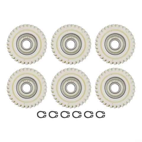 Planetary Gear System For Electric Bikes Complete Six Nylon Gear Pack With 36 Teeth Ultra Lightweight And Durable Nylon And Stainless Steel Components Noise Reduction Tech For Quieter Shifting And Smoother Ride And Long Lasting Performance