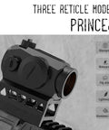 Compact 1x20mm Optical Targeting Dot With Auto On Motion Sensor, 11 Level Brightness, Low Profile Riser Mount, IPX7 Waterproof, Fits 20mm Picatinny Rails, Field Ready For Airsoft And Paintball Training Sessions on 20mm rail, aluminum alloy