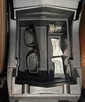 Upgraded Center Console Organizer Tray For Subaru Forester 2019 2020 2021 2022 2023 2024 Custom Fit Storage with glasses and coins