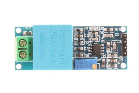 Dead Simple Precision Voltage Transformer Module measuring zero to two fifty volt AC single phase sensor with adjustable sine wave output.