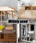 Rock Solid Heavy Duty L Brackets 12 Pack Black Steel Corner Supports 2X1X0.5 Inch Adjustable Right Angle Shelf Mounts With Extended Slots For No Hassle Furniture Assembly And Diy Projects - Various furniture setups in living spaces.