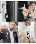 Lightweight Aluminum Round Keychain With Durable Rustproof Build And Strong Split Ring For Keys Easy Pocket Carry Everyday Carry Essential Sleek Metal Key Ring That Stays On Point And Ready For Daily Use