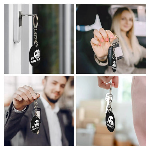 Lightweight Aluminum Round Keychain With Durable Rustproof Build And Strong Split Ring For Keys Easy Pocket Carry Everyday Carry Essential Sleek Metal Key Ring That Stays On Point And Ready For Daily Use