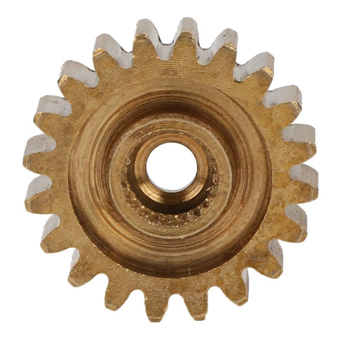 Beefy Brass Servo Gear 25 Tooth Spline MOD 0.8 For RC Models And Robotics With 16mm Pitch Diameter And 17.6mm Outer Diameter Durable Mechanical Repair Part For Quick Fit close-up