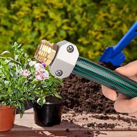 Garden Hose Repair Kit With Quick Connectors No Fuss All Metal Aluminum Mender Fittings Zinc Clamp System for garden use