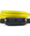 L14-30 Generator Extension Cord 25Ft From L14-30P To L14-30R SJTW 10 Gauge 4 Prong Beefy Heavy Duty Twist Lock Power Cable with black connector