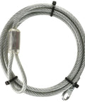 4.6mm Security Wire Cable, 2m Length, Heavy Duty Locking Cable For Laptops And Gear, Padlock Ready, Theft Prevention, Wire Only