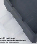 Heavy Duty Plant Drip Tray With Drawer Water Collection Box Built To Last, showing drainage drawer, crack-resistant resin