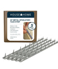 Pro Grade Metal Tack Strips Pack Of Five 24 Inches Long For Seamless Upholstery Repairs And Quick Furniture Fixes includes instructions.