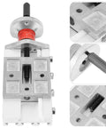 No Mess Around Z008M Mini Lathe Cross Slide Attachment with aluminum alloy body, features adjustable dials for precision milling.