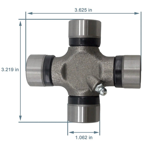 U Joint Kit 5 134X OSR For 1310 1330 Series Universal Joints Replacement With Outside Snap Ring dimensions shown