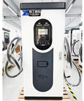 Heavy Duty Level Three DC Fast EV Charger Built Tough For Worksites And Farms Rock Solid Commercial Power Supply with 60kw display.