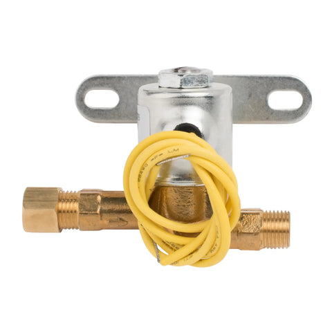 24 Volt Solenoid Valve Replacement Pro Grade For Whole House Humidifier Models 400 400M with inline strainer and compression sleeve