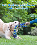 Dog playing tug with Two Pack XL Dog Rope Toys For Large Breed Aggressive Chewers, Indestructible Tug Of War And Teeth Cleaning Chew Toys