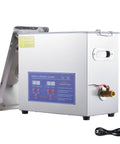 6.5 Liter Commercial Ultrasonic Cleaner With 40khz Kick And Built In Heater Hella Effective At Jewelry Watches Lab Parts Stainless Steel Tank Digital Timer Controls