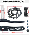 175Mm MTB Crankset With 30T Narrow Wide 104 BCD Chainring 50Mm Chainline 68 Or 73Mm Bottom Bracket Fits 9 10 11 12 Speed