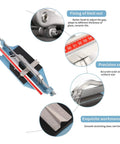 Heavy Duty Manual Tile Cutter 630mm 25 Inch for wall and floor ceramic porcelain tiles, precision scale and limit nut feature