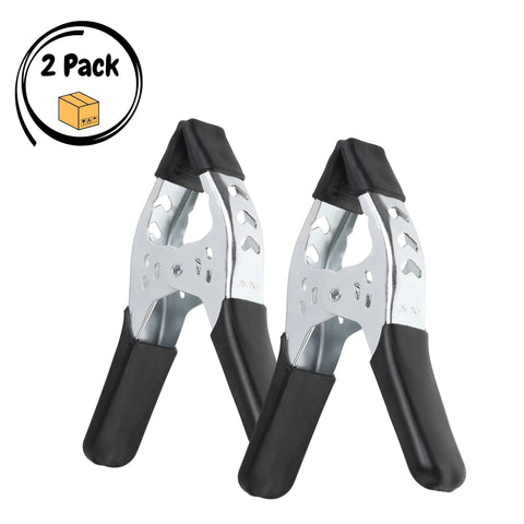 Mr. Pen 6-inch metal spring clamps, 2-pack, heavy-duty with black handles