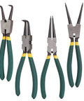 7 Inch Heavy Duty Snap Ring Pliers Set For Retaining Rings Internal And External Removal With Straight Tips