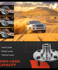 Front Wheel Bearing And Hub Kit For Ford Focus 2000 2011 4 Lug Direct Fit Replacement With High Load Capacity Sealed Bearings