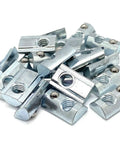 Roll-In T-Nut With Ball Spring 5/16-18, 24 Pack, 15 Series Aluminum Extrusion Compatible With 13040 Profile, pile of fasteners