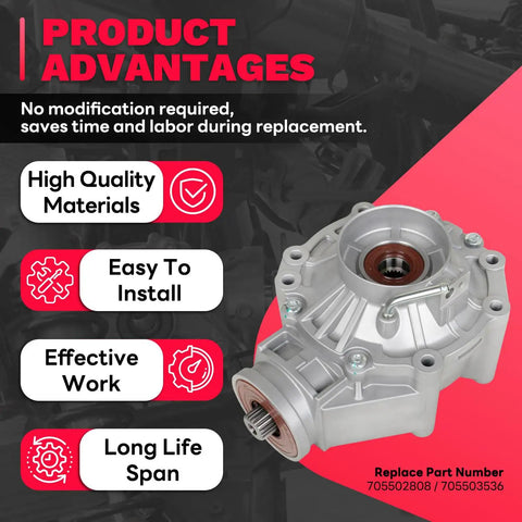 High quality Heavy Duty Upgraded Rear Differential For Can Am Outlander Renegade Atv 2019, showing installation advantages.