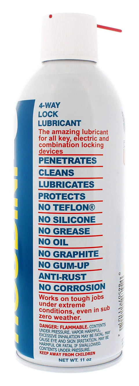 Pro Grade Lock Lube Spray 11 Oz Greaseless Graphite Free Dielectric Cleaner And Protectant For Door Locks Hinges Latches And Electronics Anti Rust Formula Trusted By Pros