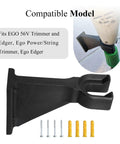 Heavy Duty Wall Mount For Garden Tools And Trimmer Storage, Holds Up To 250 Lb, Garage Organizer Hooks incl. screws and anchors