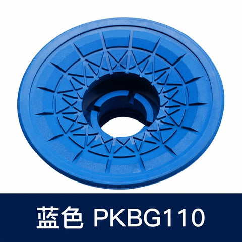PKBG110 Dual Stage Industrial Vacuum Suction Cup Chuck In Vibrant Blue Heavy Duty Pneumatic Rubber Gripper Accessory
