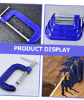 4 Inch Thickened Metal C Clamp With Quick Release For DIYers And Home Improvement Projects Heavy Duty G Clamp Workholding Tool