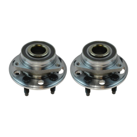 Two Piece Wheel Bearing And Hub Assembly Set For 2010-2017 Equinox, 2014-2017 Impala, 2013-2016 Cadillac XTS on white background