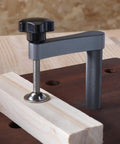 Goat Grade Bench Clamps Set For Woodworking Crews Adjustable Quick Release Dog Hole Tabletop Vise Grip clamping wood.