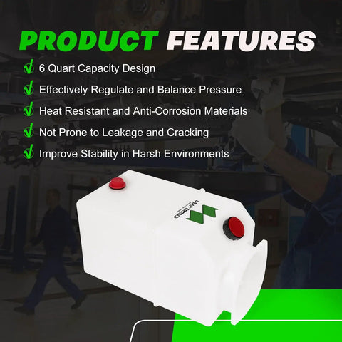 6 Quart Poly Power Unit Hydraulic Fluid Reservoir Tank For Heavy Duty Systems A Real Workhorse with features list