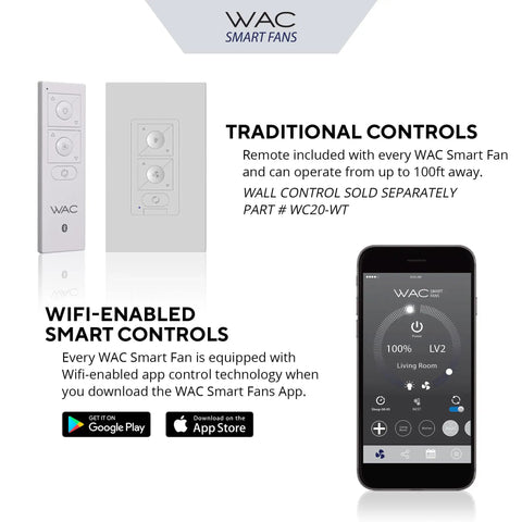Big Kahuna 66 Inch Outdoor Ceiling Fan With App Control and Remote for Patios Decks and Porches in Matte White with smart control features.