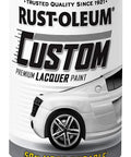 Tight Gloss Clear Lacquer Spray Paint For Custom Ride Finishes Delivers Fast Drying Durable Clear Coat For Chrome Metal And Wood Surfaces Slick Pro Level Shield in 11 oz aerosol can.