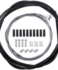 4 Pack Bike Gear Cables Kit For Mountain And Road Bikes Universal Shift Cables PVC Coated Stainless Steel Wire and connectors